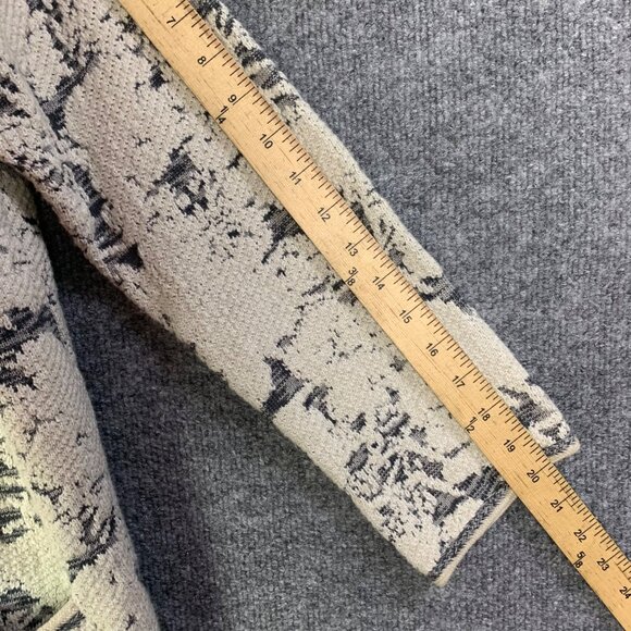 NWT J. Jill Oatmeal HM Womens Floral Knit Cardigan Jacket Beige & Gray M Petite - Picture 5 of 14